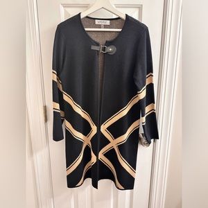 Kasper Women’s Cardigan Black and Brown